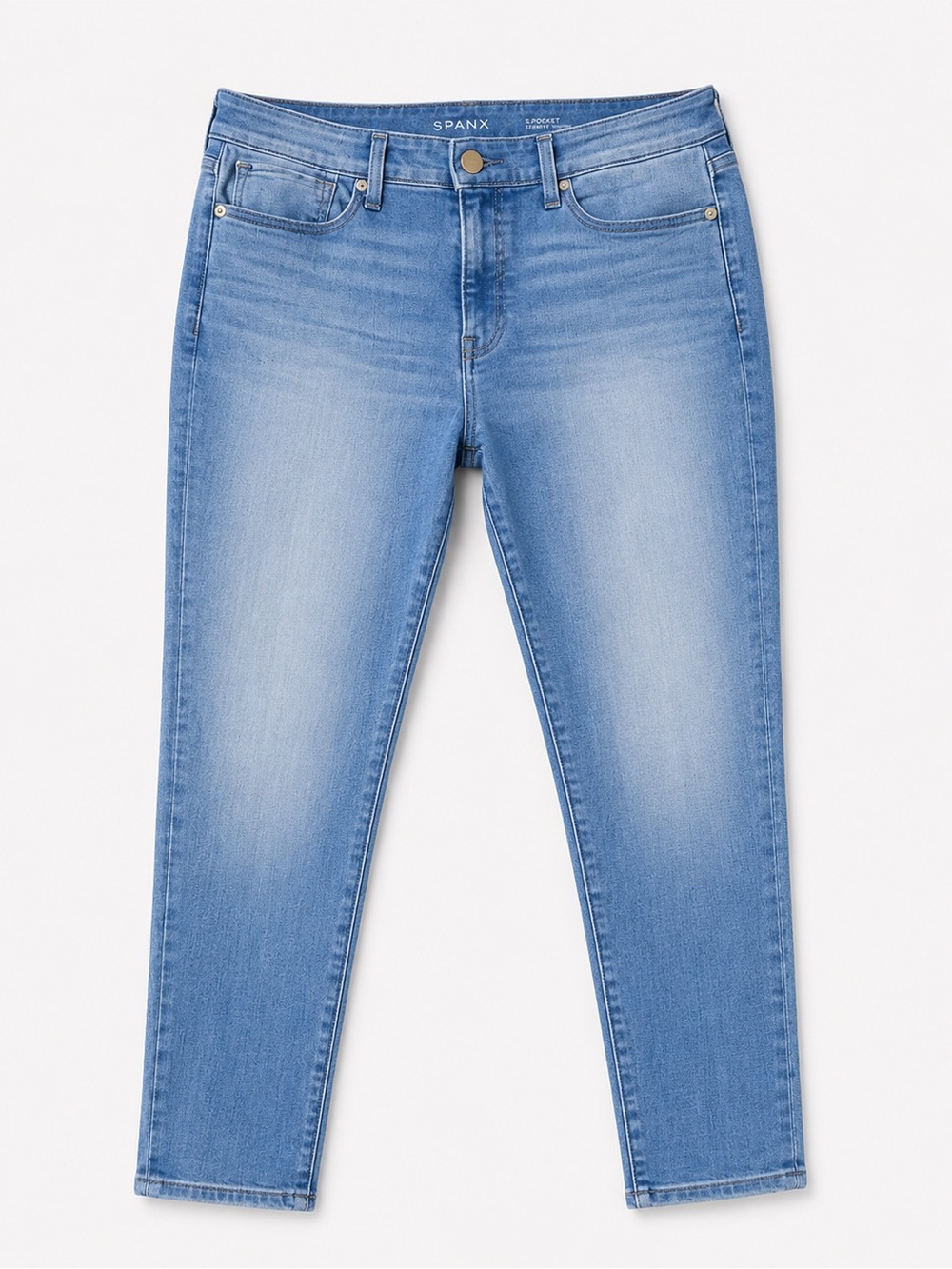 SPANX Light Blue Skinny Jeans for Women